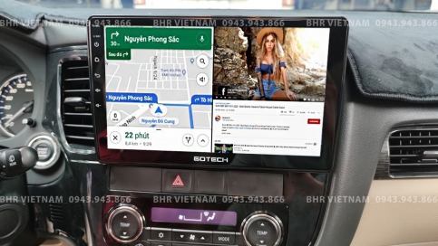 Màn hình DVD Android xe Mitsubishi Outlander 2016 - 2019 | Gotech GT8 Max